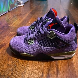 Jordan retro 4’s “ canyon purple”